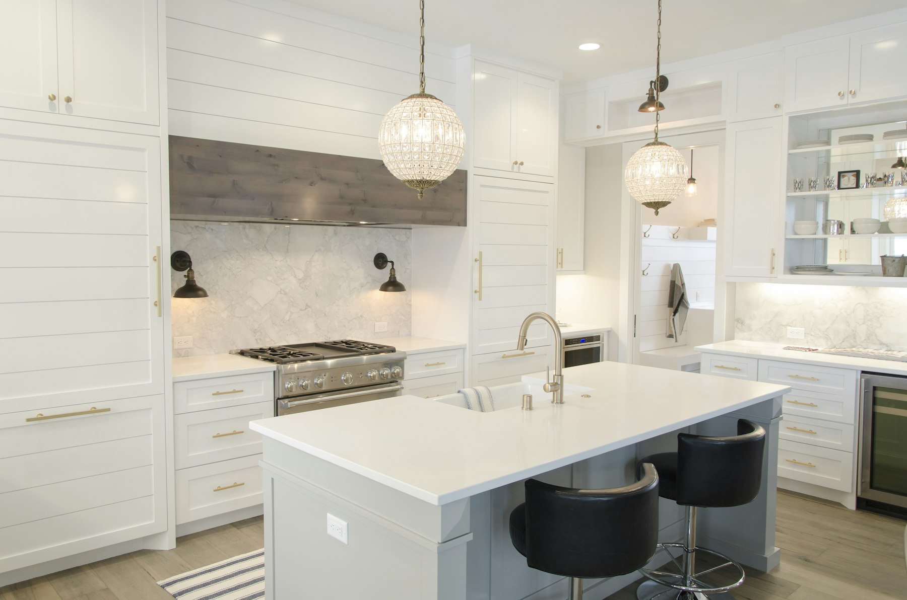 Remodeled white kitchen